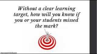 Learning Targets to Improve Student Learning