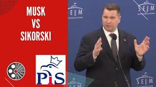 [Polsat]: Musk vs Sikorski - P. Czarnek odpowiada