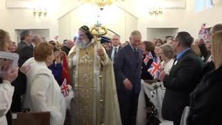 The Prince of Wales at the St Thomas Cathedral Syrian Orthodox Church