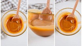 Sos de caramel cu doar 3 ingrediente