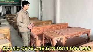 Báo giá tất cả Trường kỷ hàng đang mộc Tại đồ gỗ nhân khang.