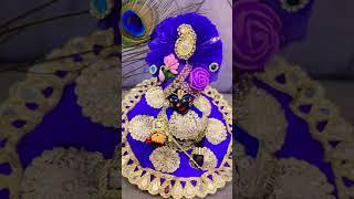 Beautiful Designer Heavy Dress For laddu gopal ji #addugopal #laddugopaldress #thakurji #blue
