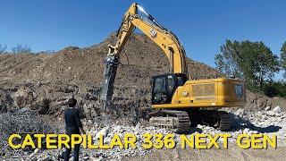 CAT 336 NEXT GEN + MARTELLONE - 4K #caterpillar