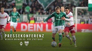 SV Werder Bremen – VfB Stuttgart 2:2 | Pressekonferenz | SV Werder Bremen