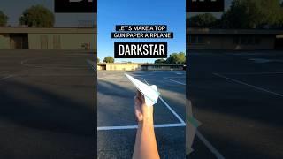 Best #Paperairplane - Let's Make a jet inspired from Top Gun with paper | DarkStar