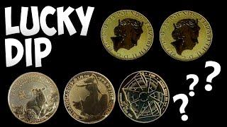 Quarter Oz Gold Coin Mystery Unboxing x 2