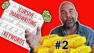 #2 - Creating a Cursive Handwriting KDP Interior with FREE Font - the $15000 Golden Niche