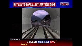 Sivok-Rangpo Rail Project Reaches New Heights with Completion of Ballastless Track in Sikkim Tunnel