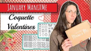 Unboxing and Swatching ManixMe January 2025: Coquette Valentine’s