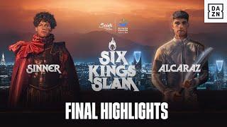 Six Kings Slam Final Highlights | Jannik Sinner vs. Carlos Alcaraz