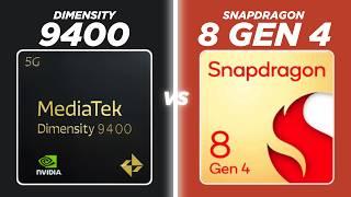 MediaTek Dimensity 9400 vs Snapdragon 8 Gen 4
