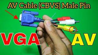 vga to av cable