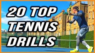 High Performance Tennis Drills 2020 | High Intensity Training | A Must for Advanced Players!