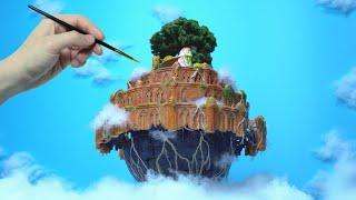 Making a moving diorama, Laputa : castle in the sky of ghibli