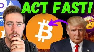 BITCOIN - IT'S HAPPENING FOR THE FIRST TIME! (TRUMP CONFIRMED RESERVE!?)