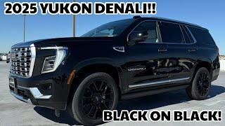 BLACKOUT 2025 GMC Yukon Denali Reserve w/ Light Interior!