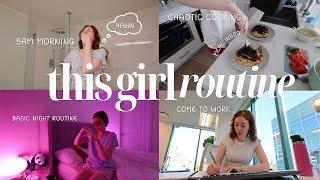 this girl routine | 5am morning, regular office job, cooking, night routine