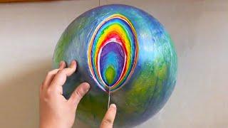 ASMR Cut extra large tape ball丨Video of relaxation and satisfaction #tapeball