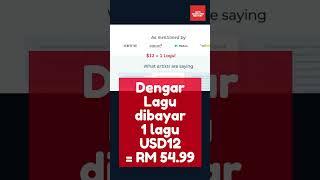 Dengar Lagu dibayar RM54.99 = 1 Lagu! (Buat duit Online)