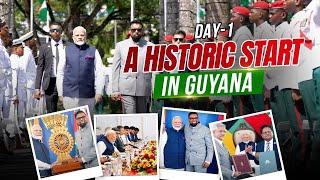 A new chapter in India-Guyana friendship – Key moments from Day 1 of PM Modi's visit