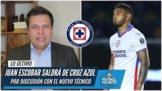 TORMENTA EN CRUZ AZUL Encontronazo entre Juan Escobar y el técnico Martín Anselmi | Futbol Picante