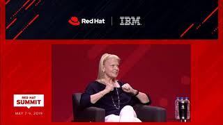 Tuesday afternoon general session - Jim Whitehurst-Ginni Rometty Q&A - May 7 - Red Hat Summit 2019