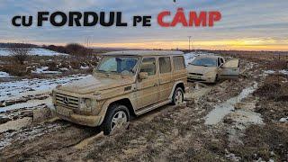 Cu Fordul pe Camp - Tras de G Class si Tractor