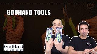 GodHand Tools | New Shortgrip brushes, Brushcare sheet & LeDio pliers first look Live | #askHearns