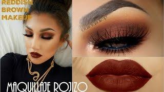 @auroramakeup  -Maquillaje Calido / BROWN RED ORANGE Makeup