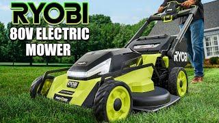 Ryobi Electric Lawn Mower 2023 - FIRST LOOK - Crosscut RYPM8010