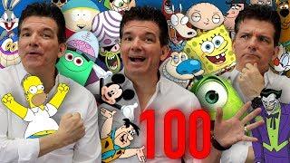 100+ Cartoon Impressions IN 5 MINUTES! | Butch Hartman