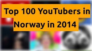    Top 100 YouTubers in Norway in 2014   