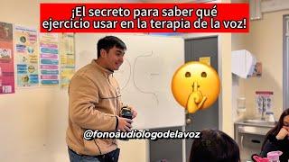  ¡El secreto para saber qué ejercicios usar en la terapia de la voz!