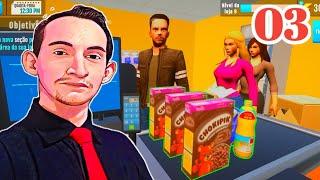 SUPERMERCADO LEANDRO AONDE É MAIS FACIL COMPRAR - Supermarket Simulator 3D