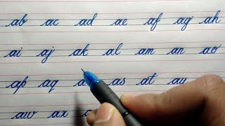 How to write joint Letters || How to write join handwriting in English || Cursive Writing ||