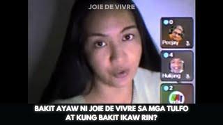 BAKIT AYAW NI JOIE DE VIVRE SA MGA TULFO AT KUNG BAKIT IKAW RIN?