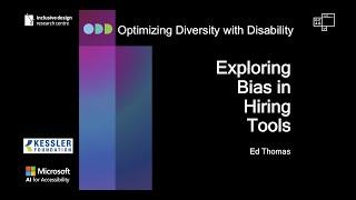 Exploring Bias in Hiring Tools