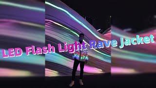 App Controlled LED Flash Light Rave Jacket | GFLAI®