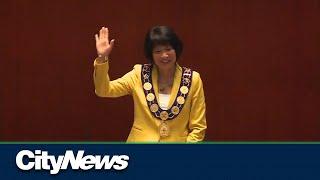 Mayor Olivia Chow takes office with promise to "work together"