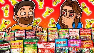 ON TESTE TOUS LES BONBONS HARIBO ! (Les Fraises Tagada...)