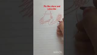 super easy girl drawing #trending #art # viral video # Rekha Sharma