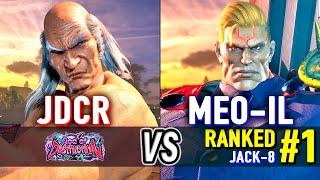 T8  JDCR (Heihachi) vs MEO-IL (#1 Ranked Jack-8)  Tekken 8 High Level Gameplay