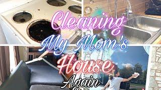 Real Life Cleaning Motivation | Actual Mess House Cleaning | Speed Cleaning My Mom’s House