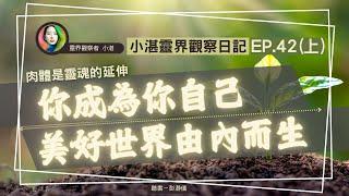 小湛靈界觀察日記 Ep.42 上｜肉體是靈魂的延伸：你成為你自己 美好世界由內而生_靈界觀察者小湛 Azure MuloＸ主持人彭瀞儀