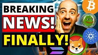 MASSIVE CRYPTO NEWS!! PEPE COIN ON FIRE!! SHIBA INU AND DOGECOIN TO FOLLOW!! BITCOIN $100,000 SOON?