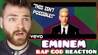 OLD EMINEM FAN Reacts to EMINEM "RAP GOD" | FOR THE FIRST TIME EVER! | REACTION!