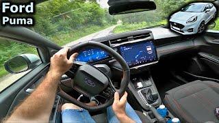 2024 Ford Puma 1.0 EcoBoost mHEV (facelift) | POV driving