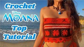 Moana Crochet Top Tutorial  | Disney Crochet