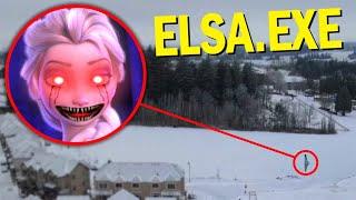 Drone Catches ELSA.EXE From FROZEN 2 IN REAL LIFE!! *ELSA.EXE CAME AFTER US*