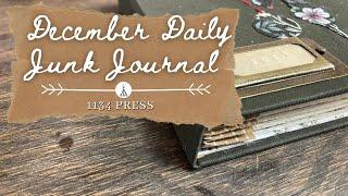 This Junk Journal Makes Me Want to Fill It! (December Daily Prompts, Binding, Cover Inspiration)